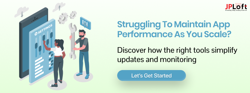 Mobile App Maintenance CTA